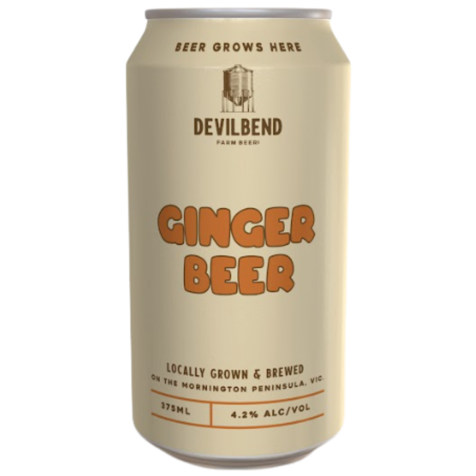 DEVILBEND GINGER BEER CAN 375ML