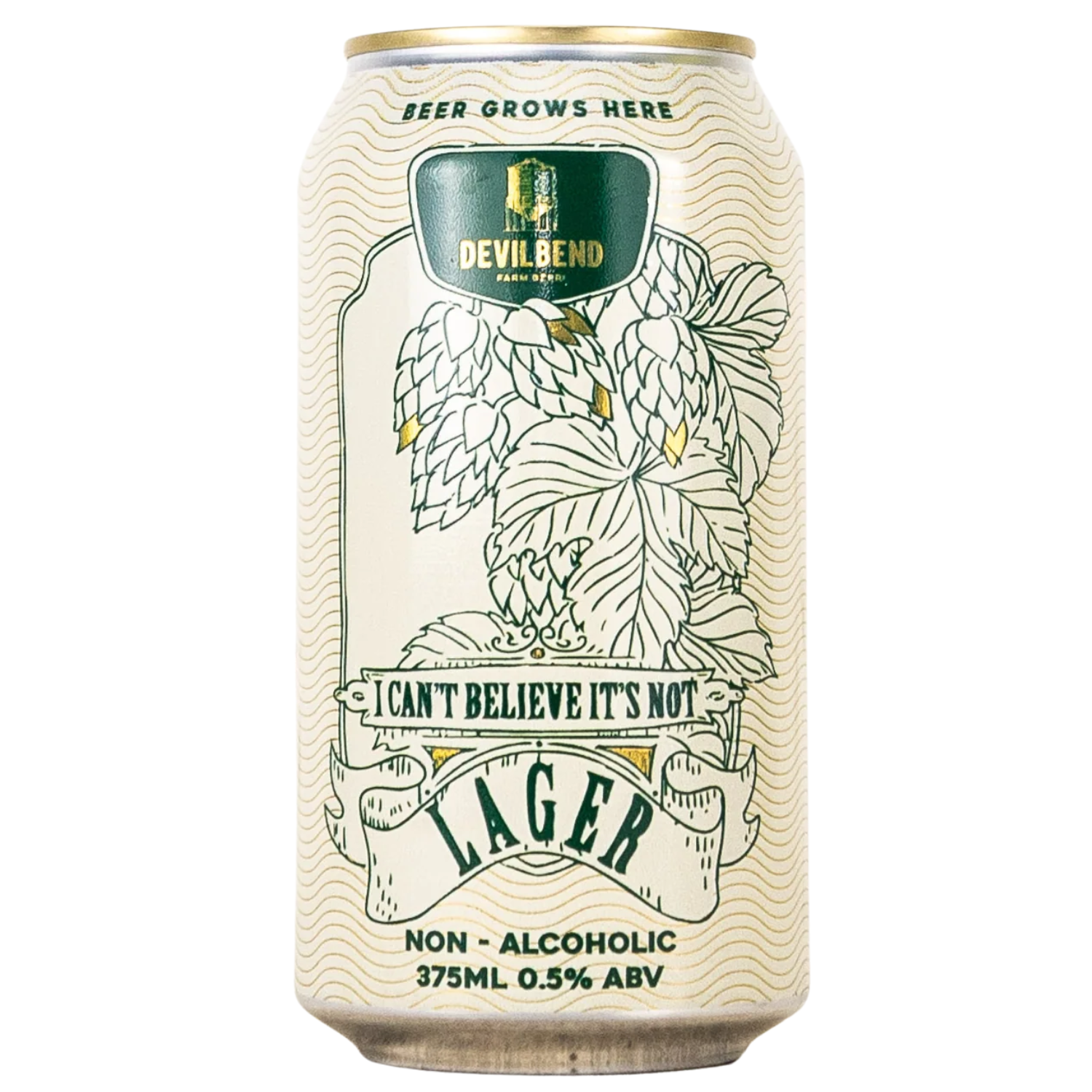 DEVILBEND I CAN'T BELIEVE IT'S NOT LAGER NON-ALC CAN 375ML