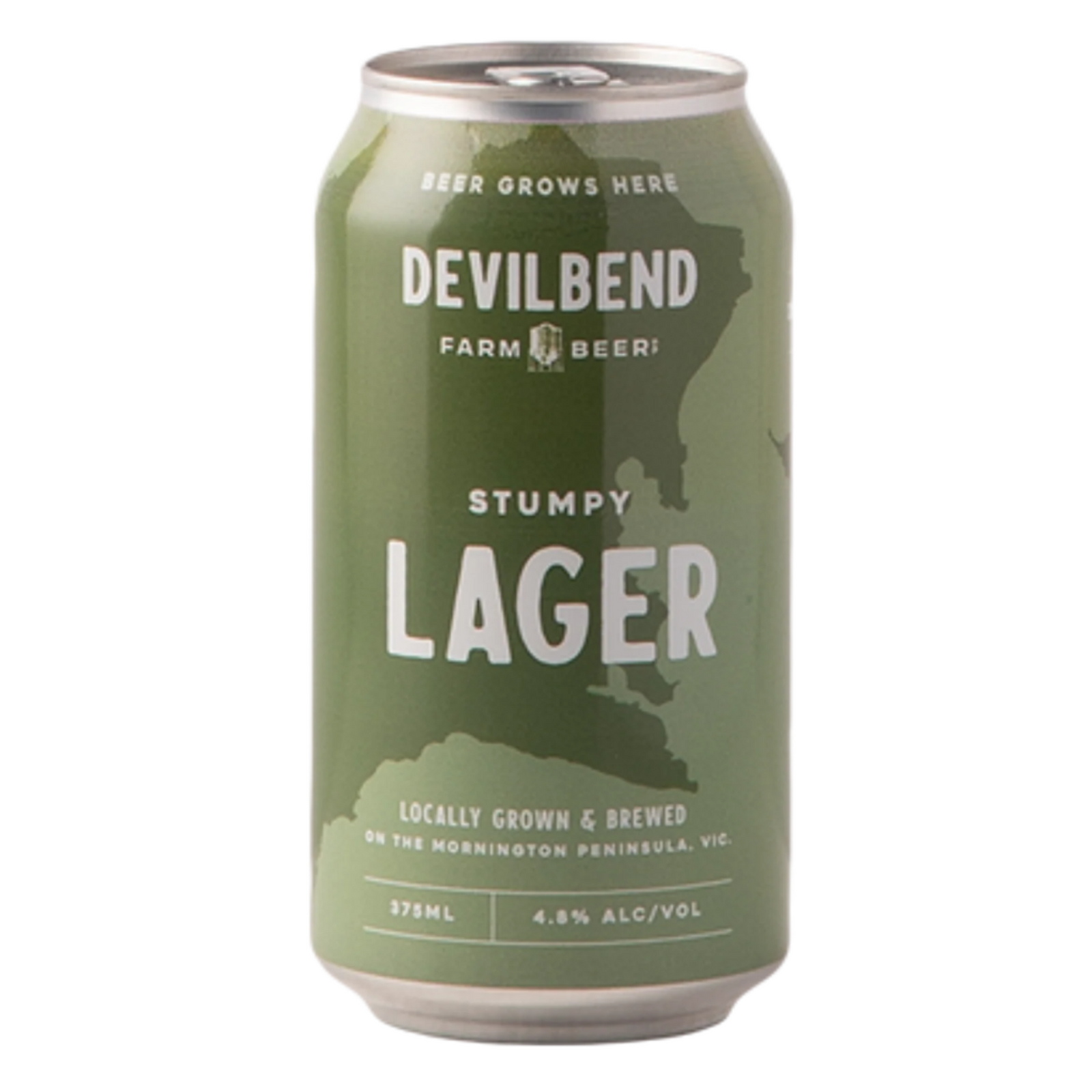 DEVILBEND STUMPY LAGER CAN 375ML