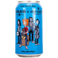 DEVILBEND X HOP NATION ITALIAN PILS CAN 375ML