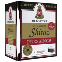 DE BORTOLI PREMIUM SHIRAZ PRESSINGS CASK 4L
