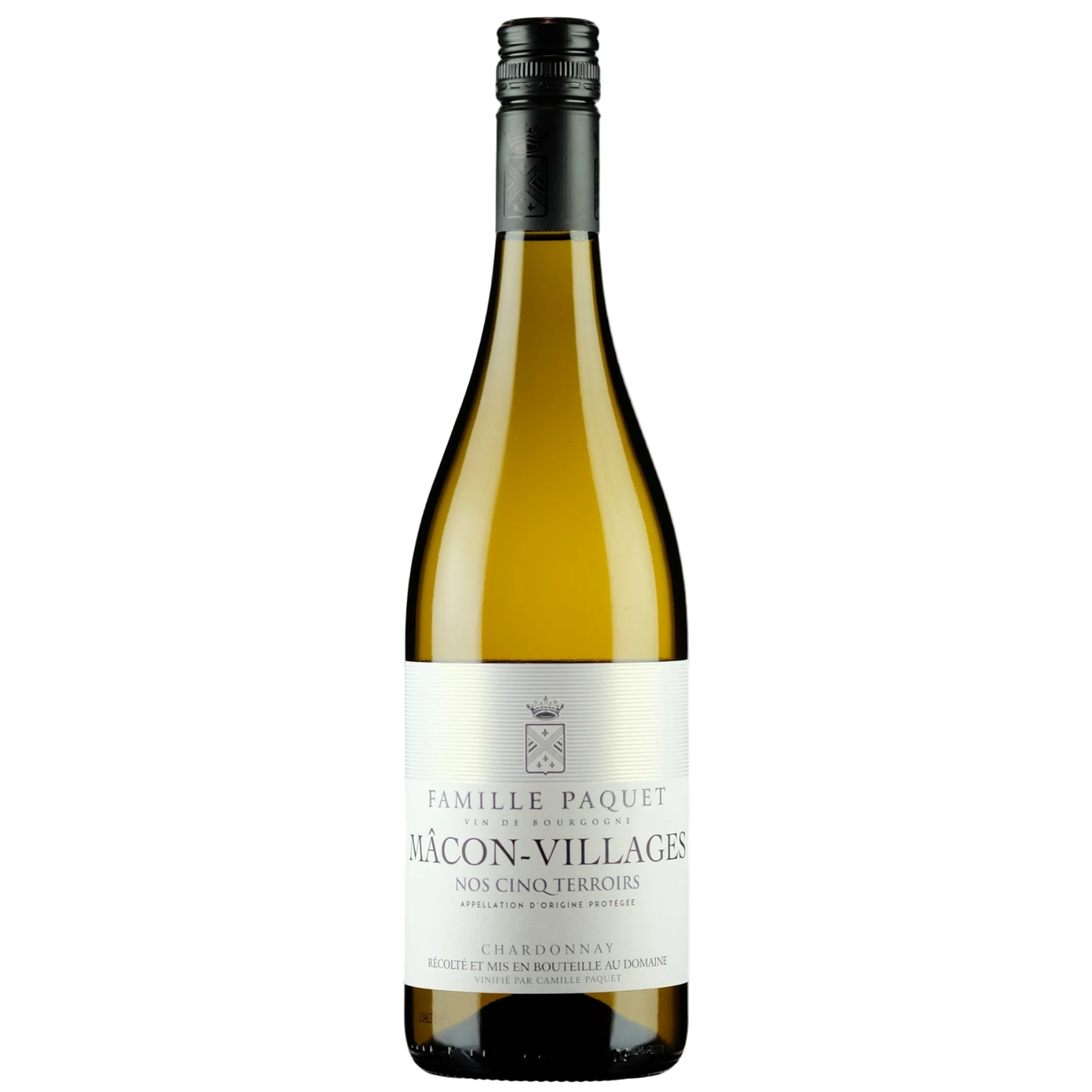 DOMAINE FAMILLE PAQUET MACON VILLAGES NOS CINQ TERROIRS 2024 750ML