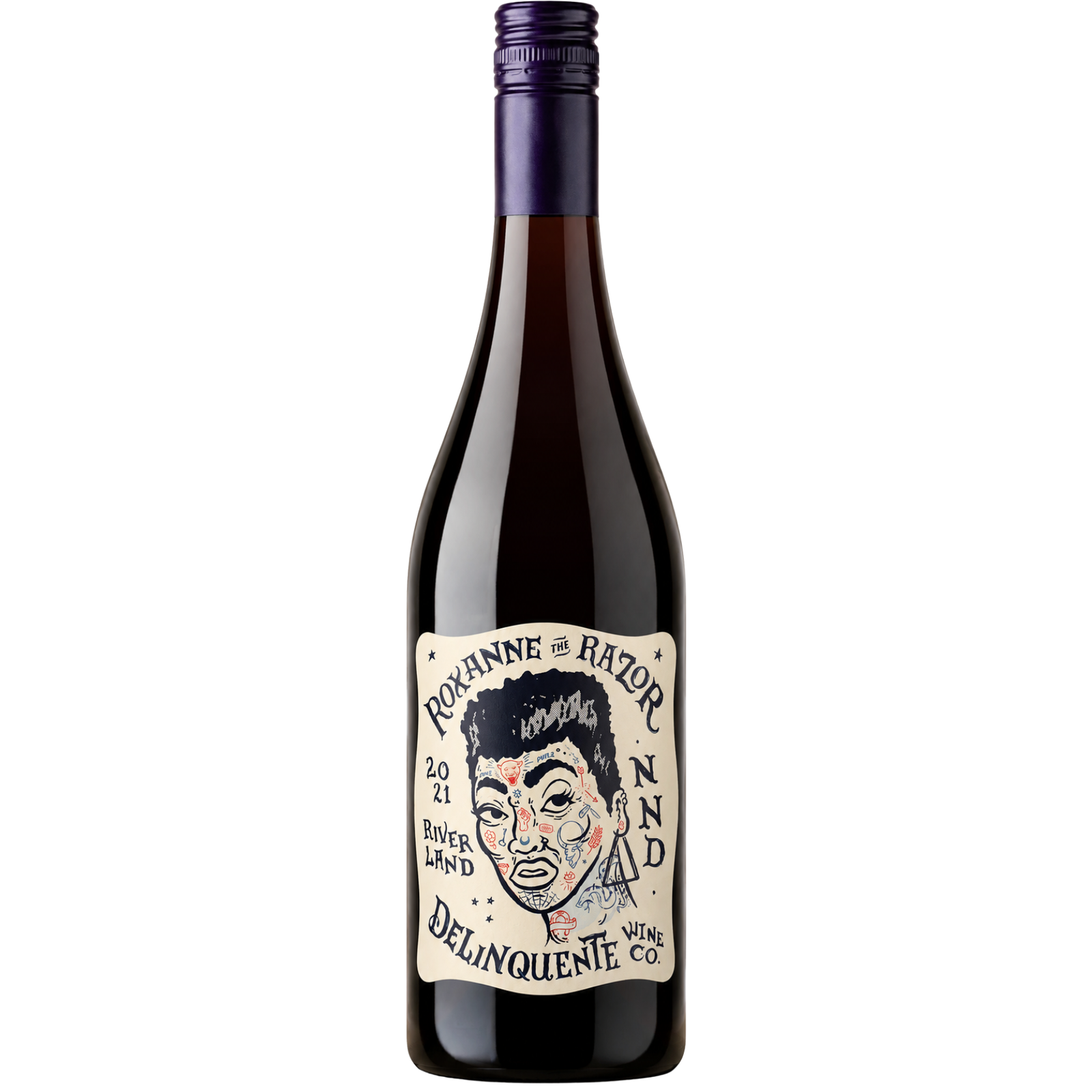 Delinquente Roxanne The Razor Negroamaro / Nero D'Avola 2026 750ml