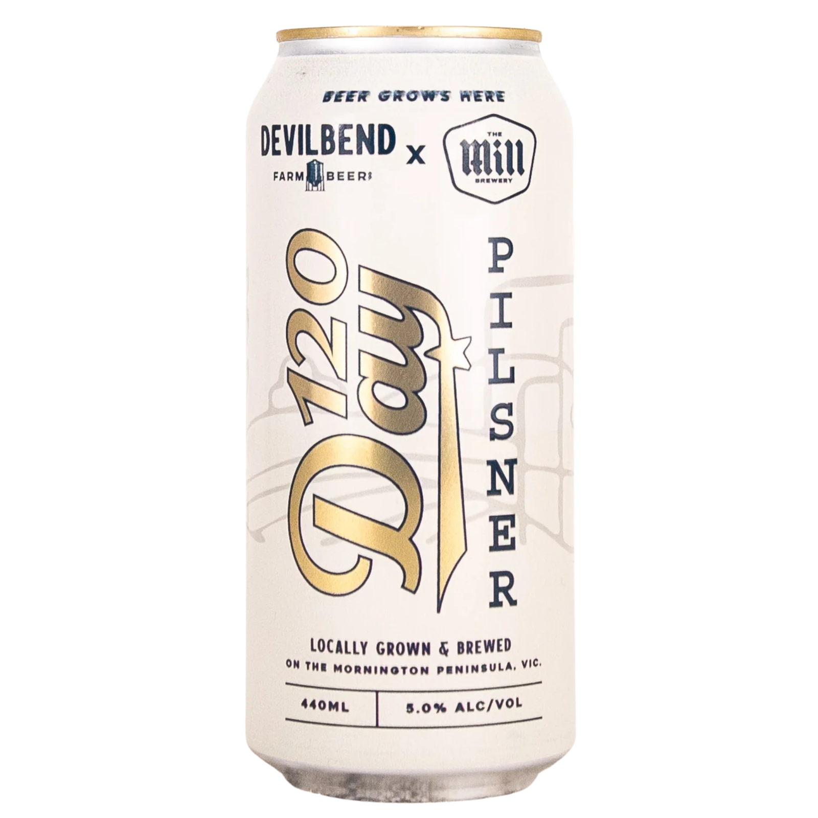 Devilbend X The Mill Brewery 120 Day Pilsner Can 440ml