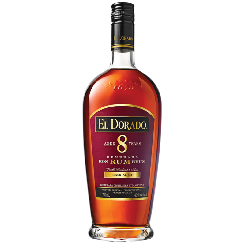 EL DORADO RUM 8 YEAR OLD 700ML