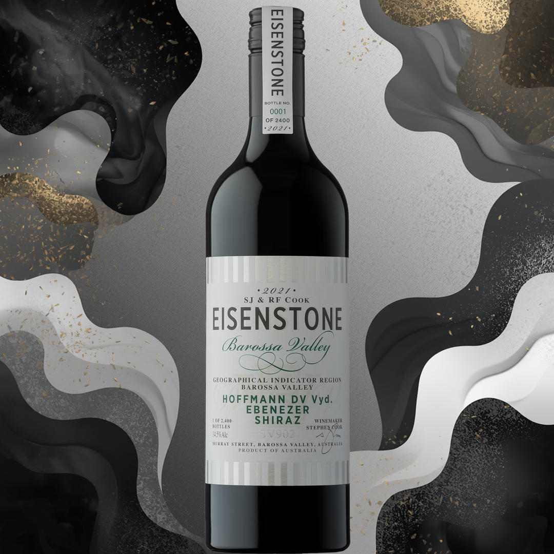 Eisenstone Hoffmann DV Vineyard Ebenezer Shiraz SV902SV 902 2021 bottle