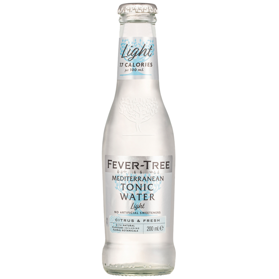 FEVER TREE LIGHT MEDITERRANEAN TONIC WATER 200ML