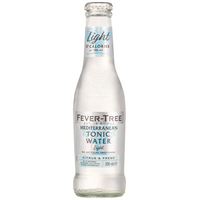 FEVER TREE LIGHT MEDITERRANEAN TONIC WATER 200ML