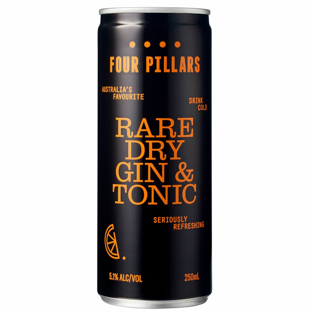 FOUR PILLARS RARE DRY GIN & TONIC CAN 250ML