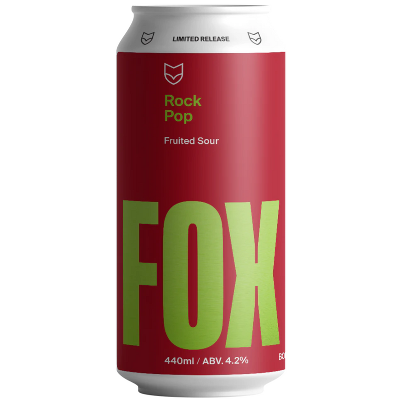 FOX FRIDAY ROCK POP FRUITED SOUR CAN 440ML