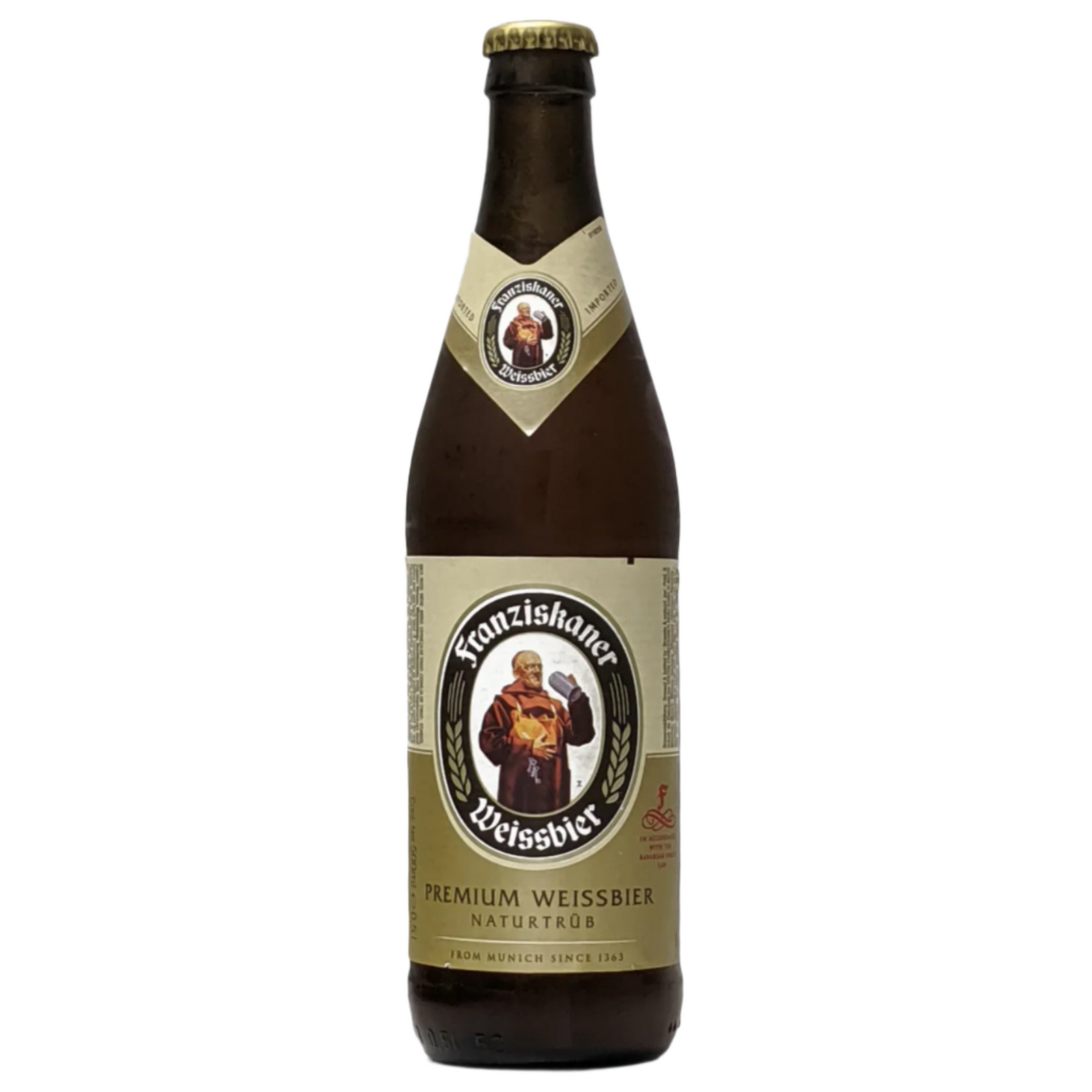 FRANZISKANER WEISSBIER NATURTRUB BOTTLE 500ML