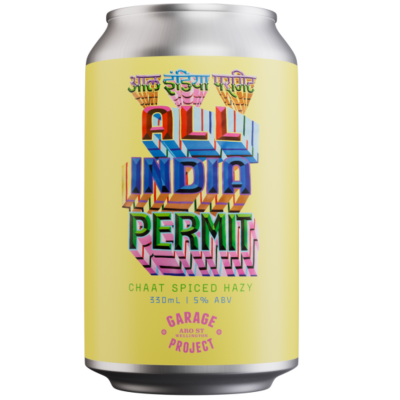 GARAGE PROJECT ALL INDIA PERMIT CHAAT SPICED HAZY CAN 330ML