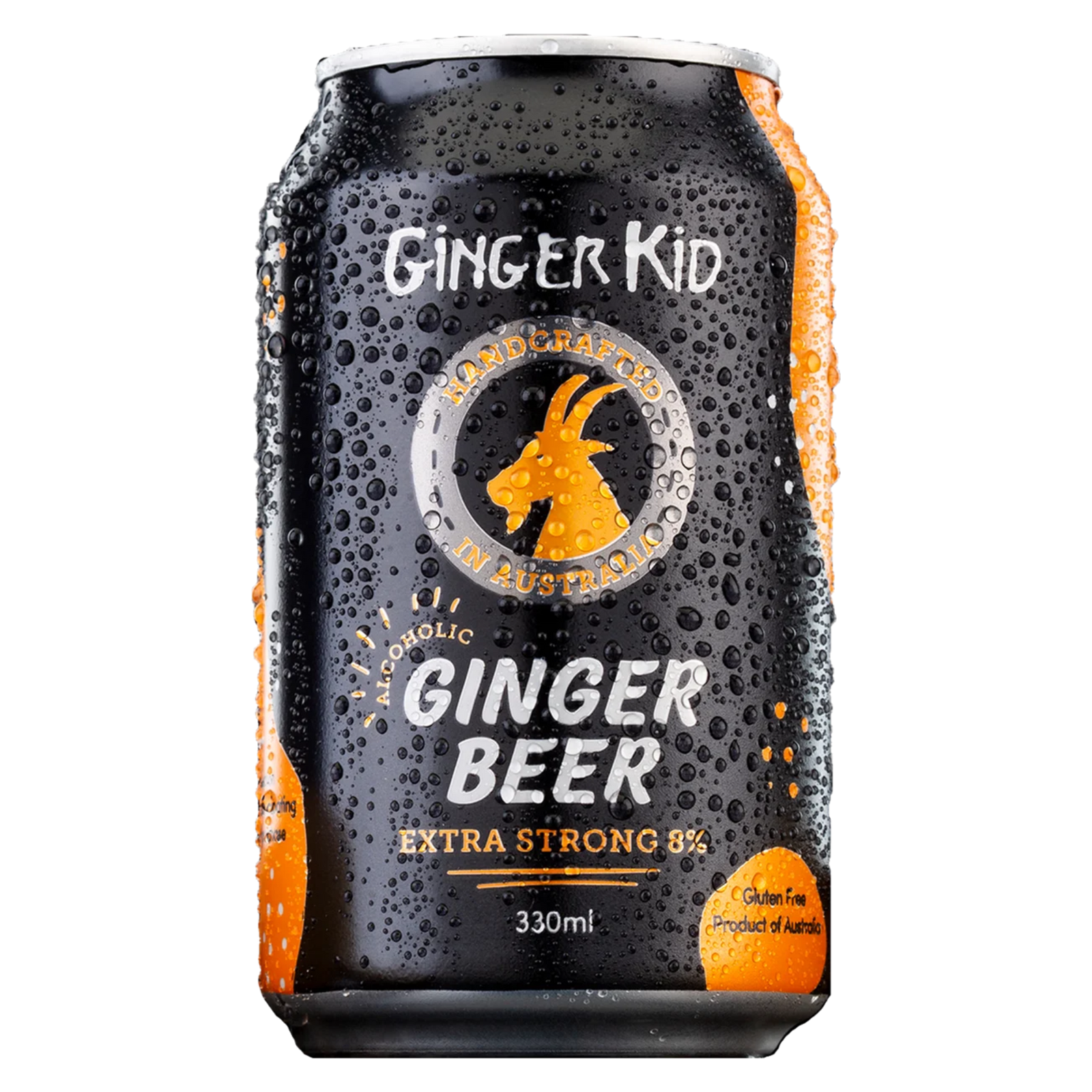 GINGER KID GINGER BEER  8% CAN 330ML