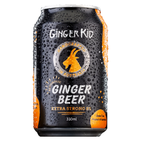 GINGER KID GINGER BEER  8% CAN 330ML