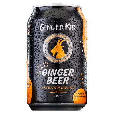 GINGER KID GINGER BEER  8% CAN 330ML