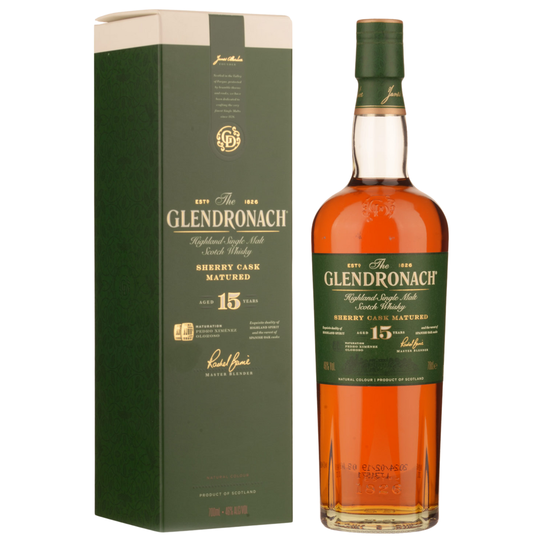GLENDRONACH SINGLE MALT SHERRY CASK SCOTCH WHISKY 15YO 700ML