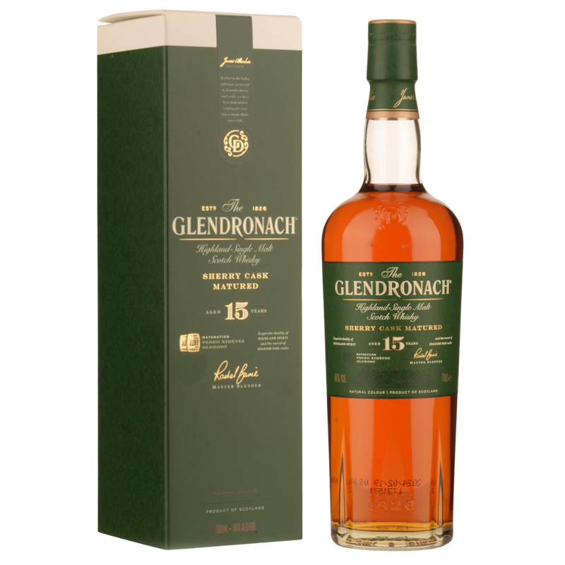 GLENDRONACH SINGLE MALT SHERRY CASK SCOTCH WHISKY 15YO 700ML