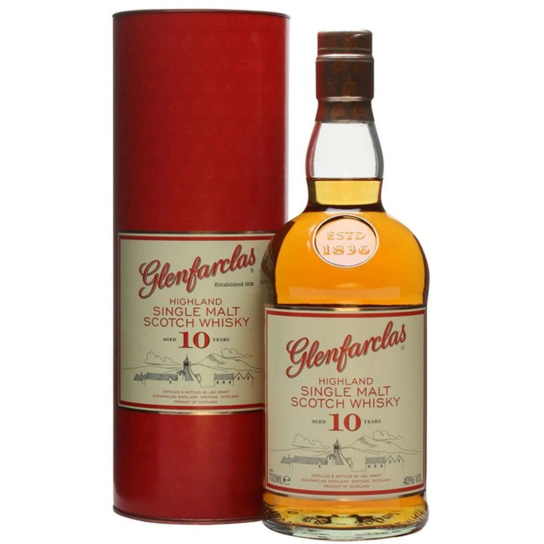 GLENFARCLAS SINGLE MALT WHISKEY 10YO 700ML