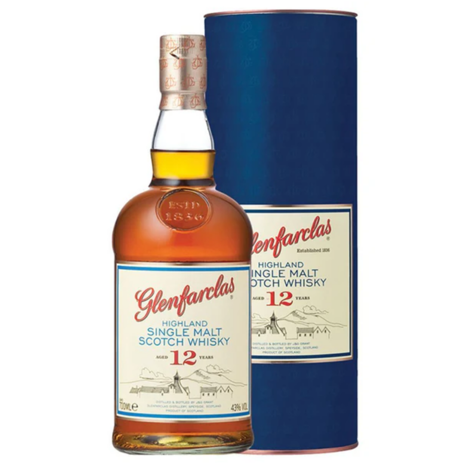 GLENFARCLAS SINGLE MALT WHISKY 12YO 700ML