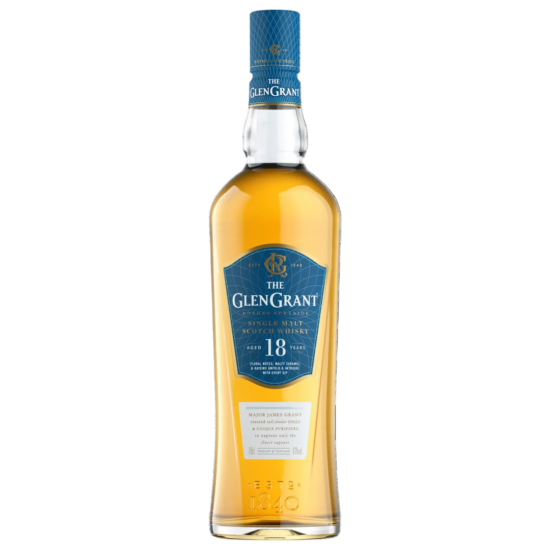 GLEN GRANT SINGLE MALT SCOTCH WHISKY 18YO 700ML