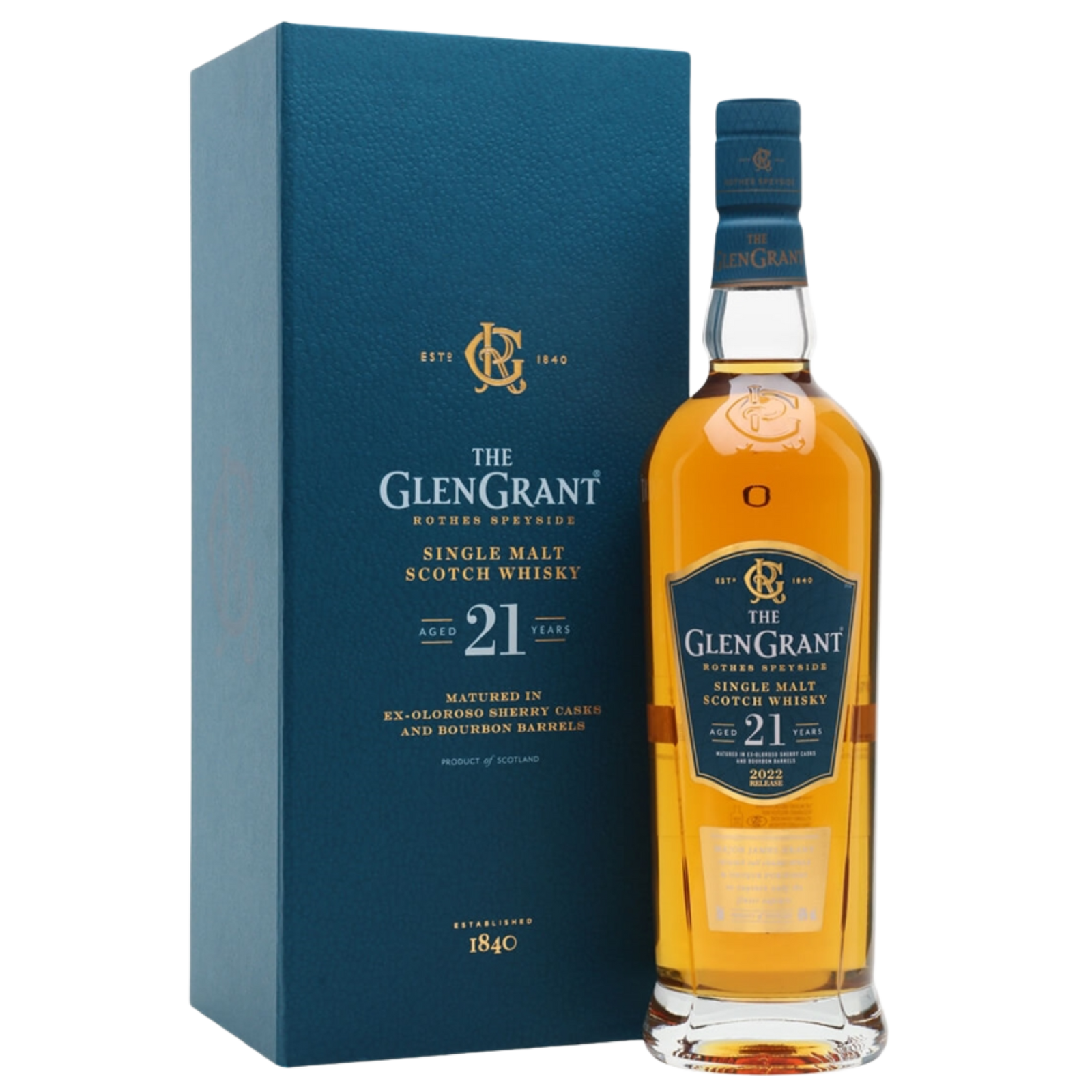 GLEN GRANT SINGLE MALT SCOTCH WHISKY 21Y0 700ML