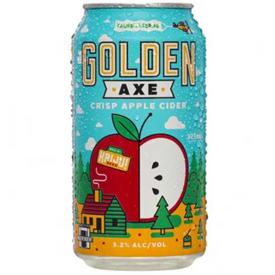 GOLDEN AXE APPLE CIDER CAN 375ML