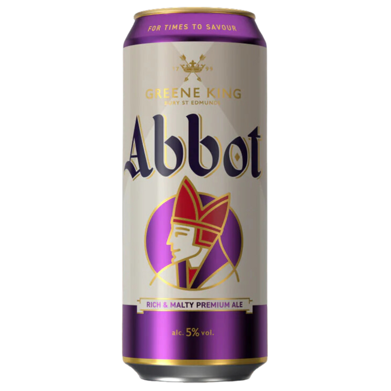 GREENE KING BURY STREET EDMUNDS ABBOT RICH & MALTY PREMIUM ALE CAN 500ML
