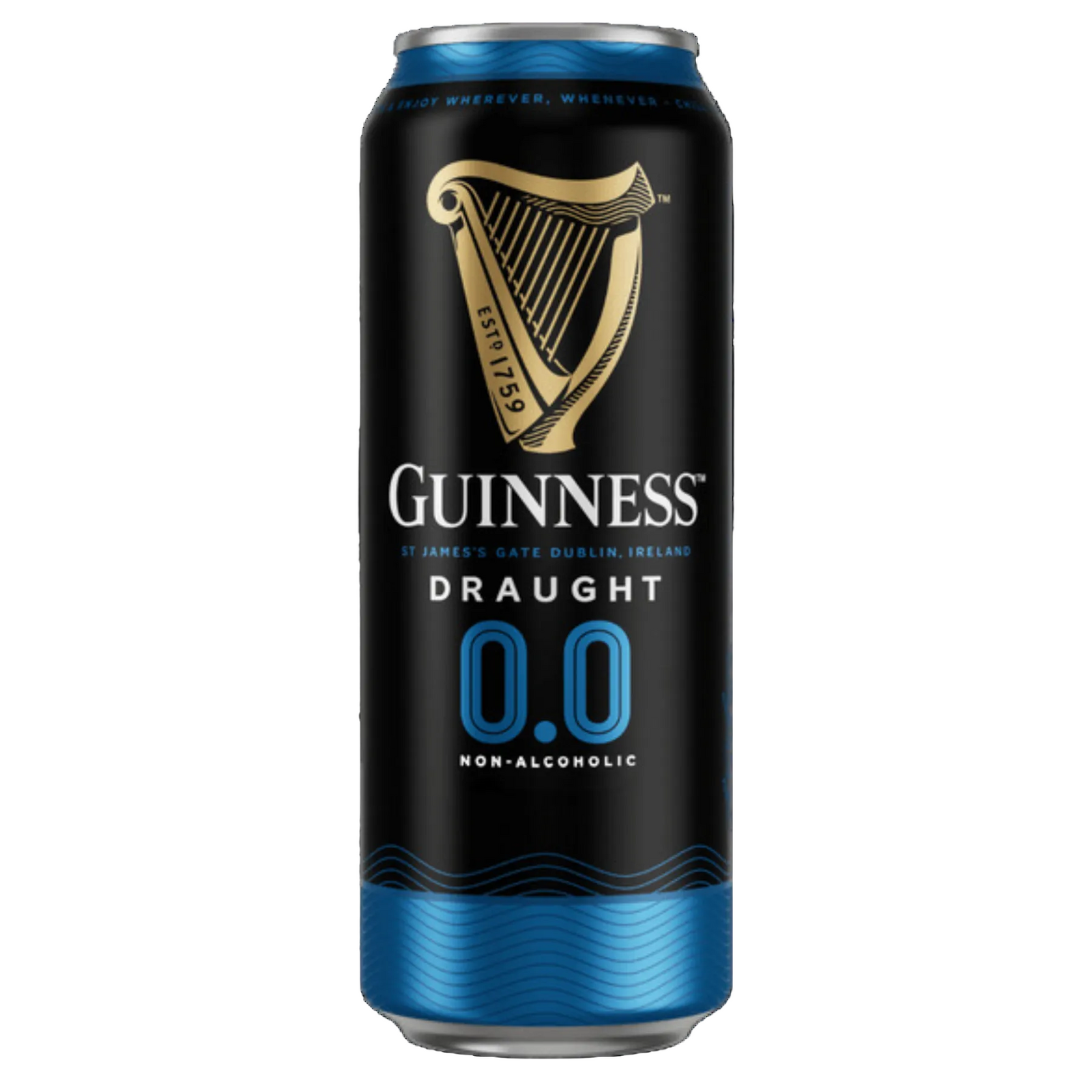 GUINNESS DRAUGHT 0.0 NON ALCOHOLIC CAN 440ML