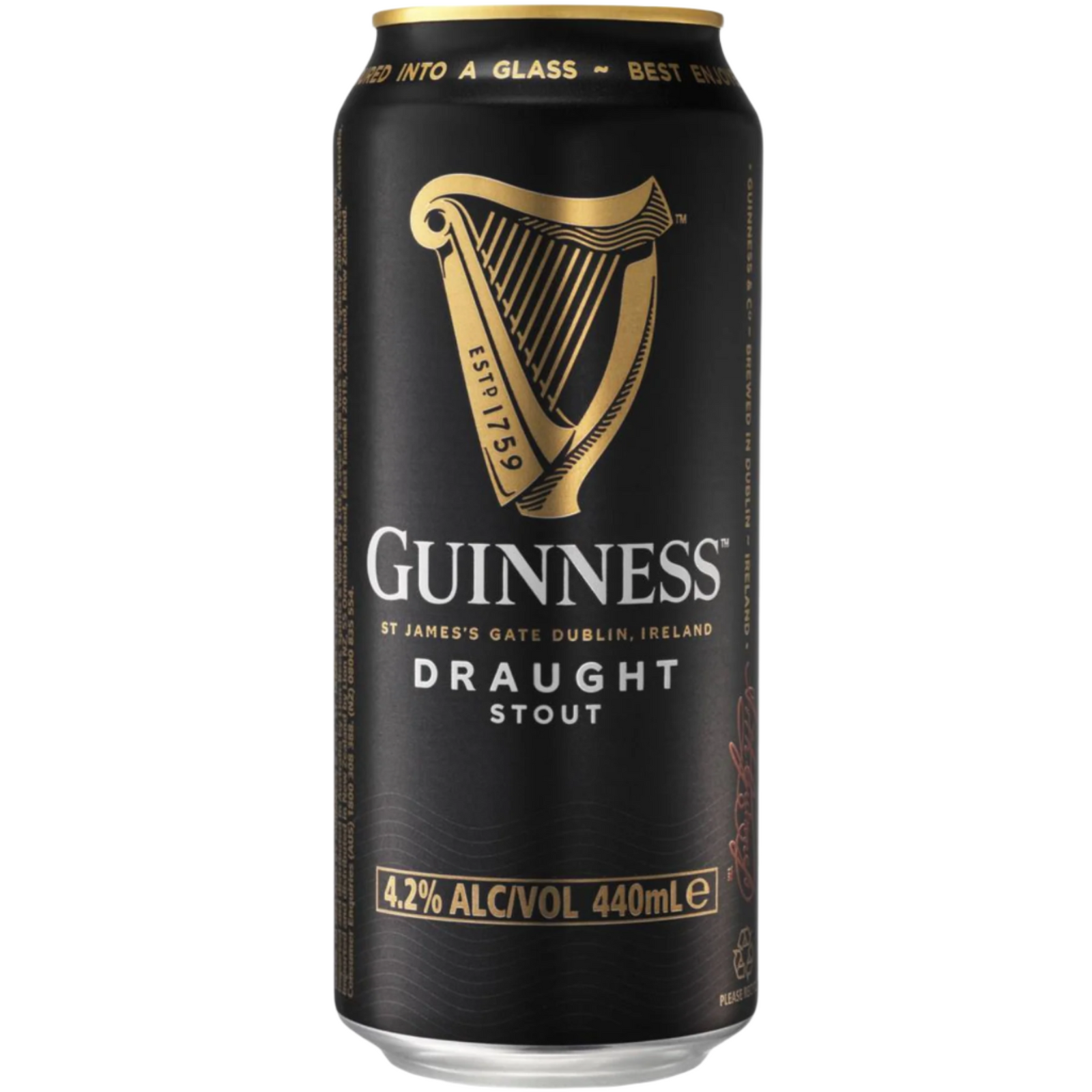 GUINNESS DRAUGHT CAN 440ML