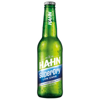 HAHN SUPER DRY LOW CARB BOTTLES 330ML