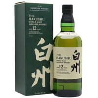 HAKUSHU 12 YEAR OLD SINGLE MALT JAPANESE WHISKY 700ML