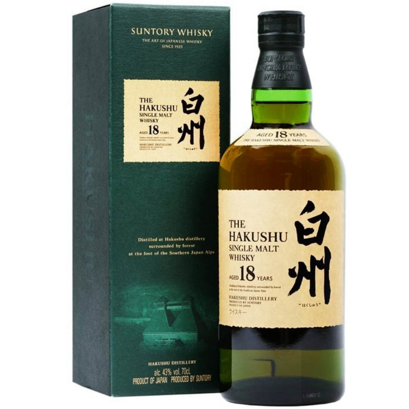 HAKUSHU 18YO JAPENESE WHISKY 700ML