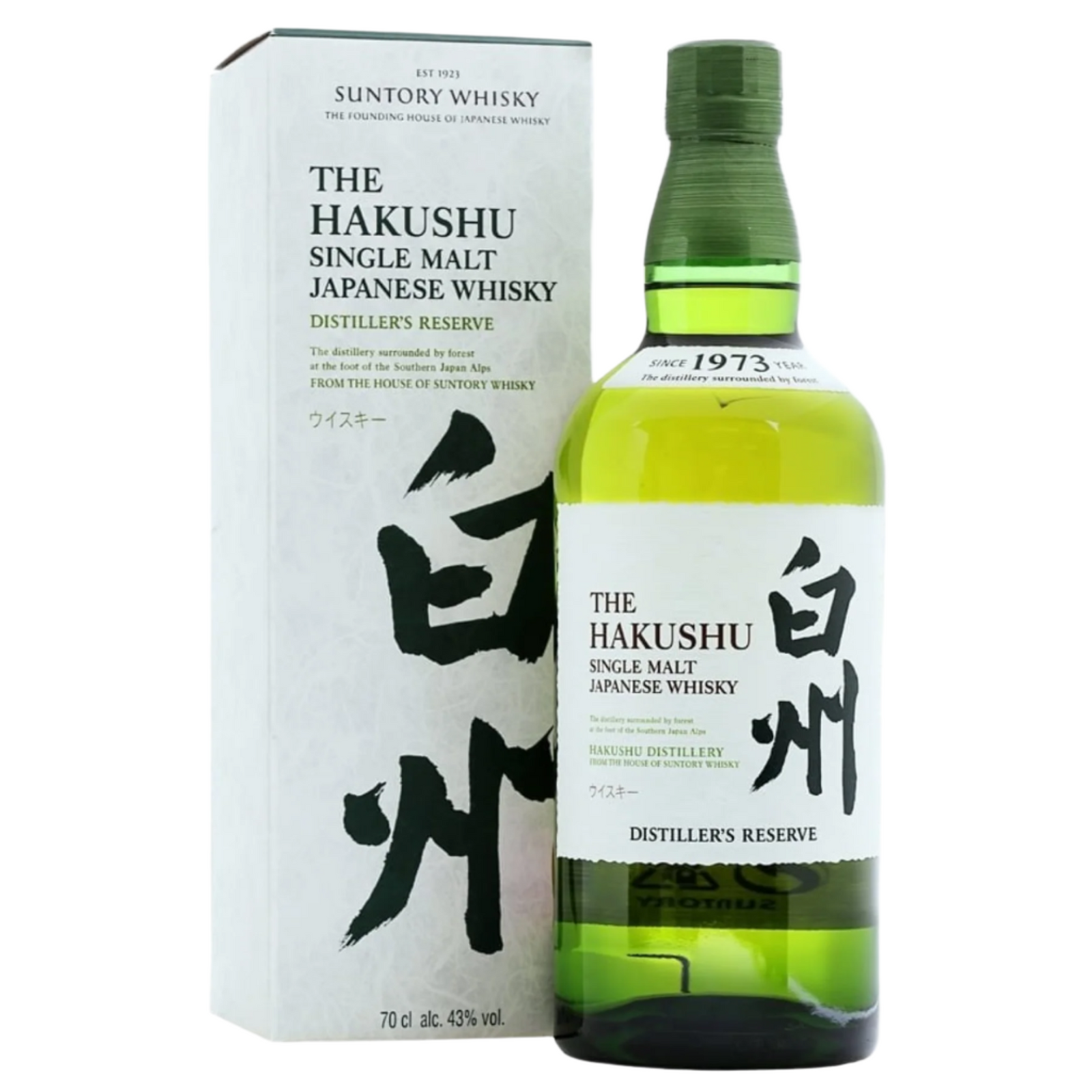 HAKUSHU DISTILLERS RESERVE SINGLE MALT JAPANESE WHISKY 700ML
