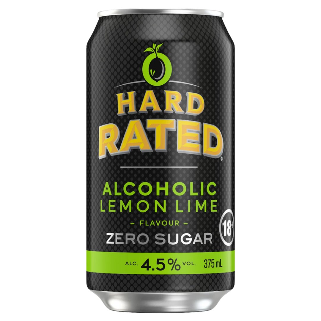HARD RATED LEMON LIME ZERO SUGAR CAN 375ML