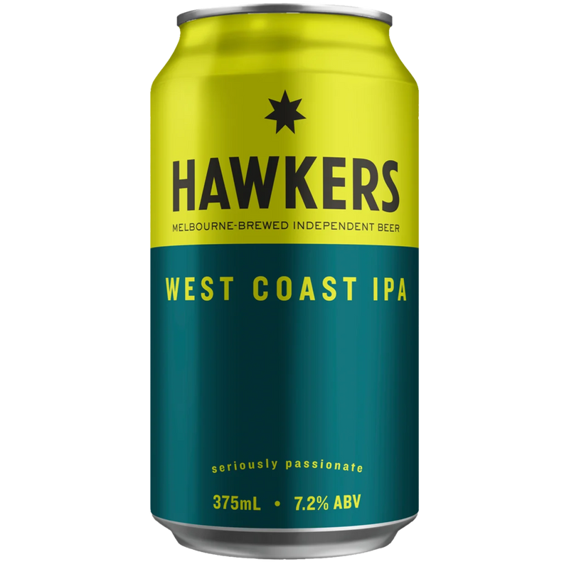 HAWKERS DOUBLE WEST COAST IPA CAN 375ML