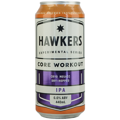 HAWKERS EXPERIMENTAL SERIES CORE WORKOUT IPA CAN 440ML