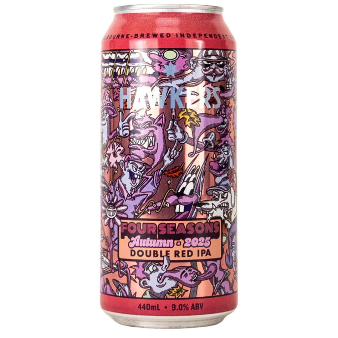 HAWKERS FOUR SEASONS AUTUMN 2025 DOUBLE RED IPA CAN 440ML