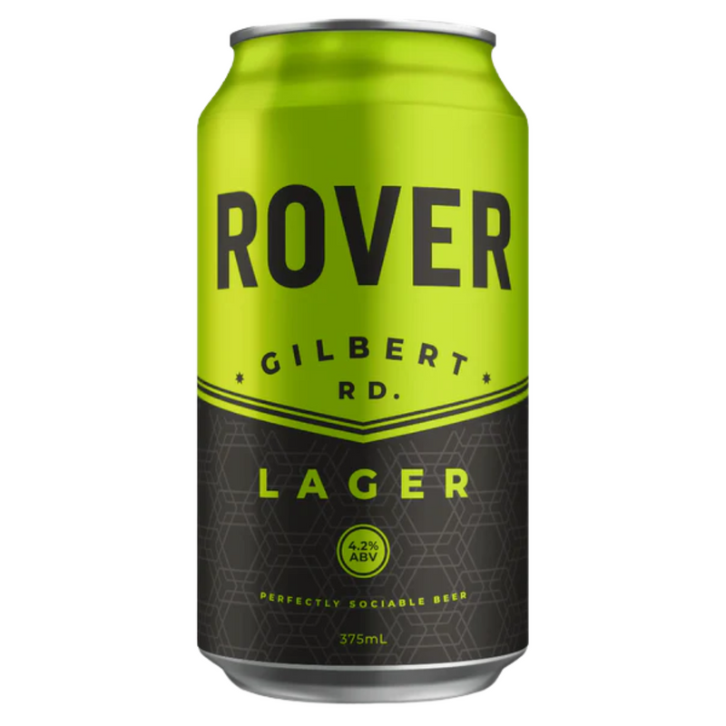 HAWKERS ROVER GILBERT RD LAGER CAN 375ML