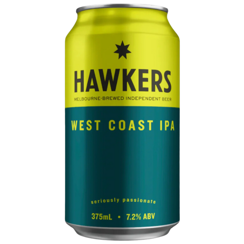 HAWKERS WEST COAST IPA CAN 375ML