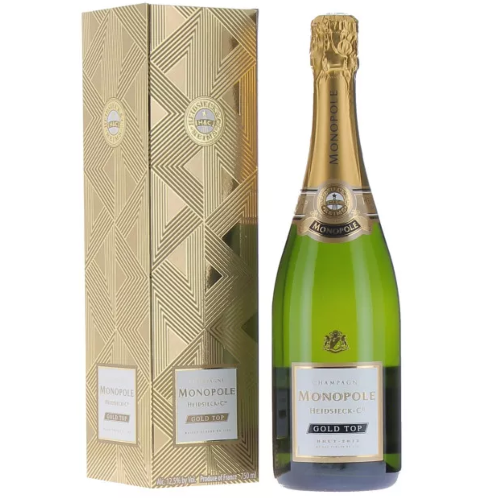 HEIDSIECK MONOPOLE GOLD TOP VINTAGE CHAMPAGNE 2012 750ML