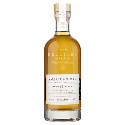 HELLYERS ROAD 12YO AMERICAN OAK SINGLE MALT WHISKY 700ML