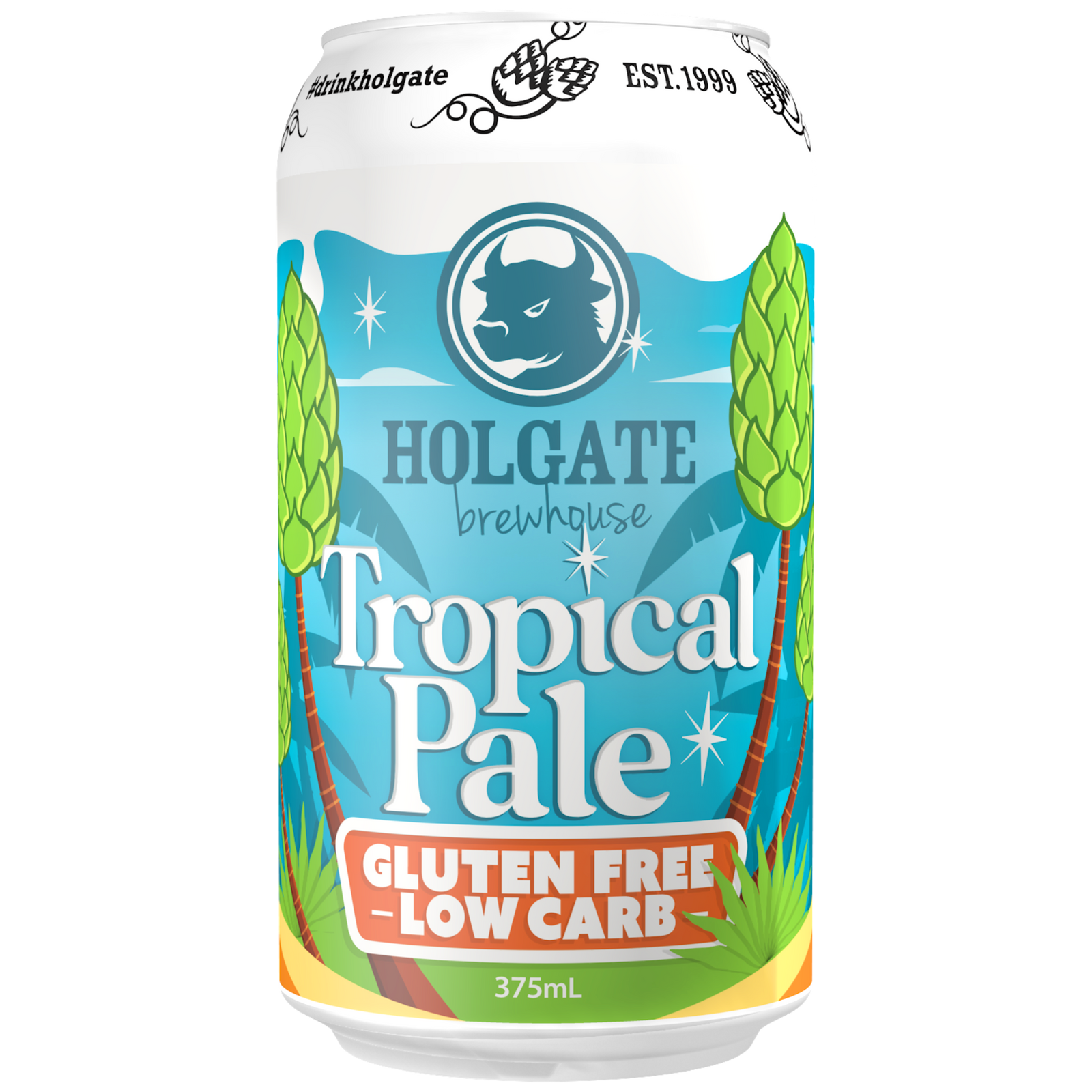 HOLGATE GLUTEN FREE TROPICAL PALE CAN 375ML