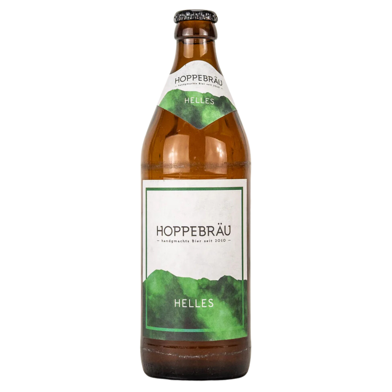 HOPPEBRAU HELLES LAGER BOTTLE 500ML