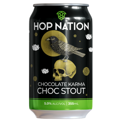 HOP NATION CHOCOLATE KARMA CHOC STOUT CAN 355ML