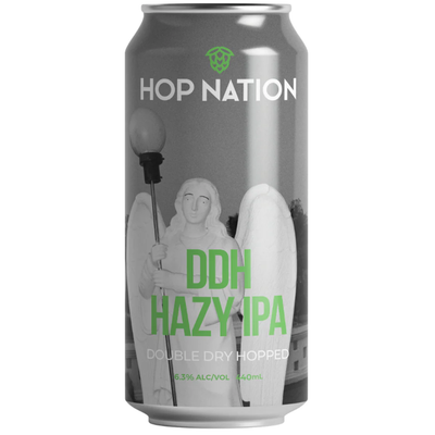 HOP NATION DDH HAZY IPA CAN 440ML