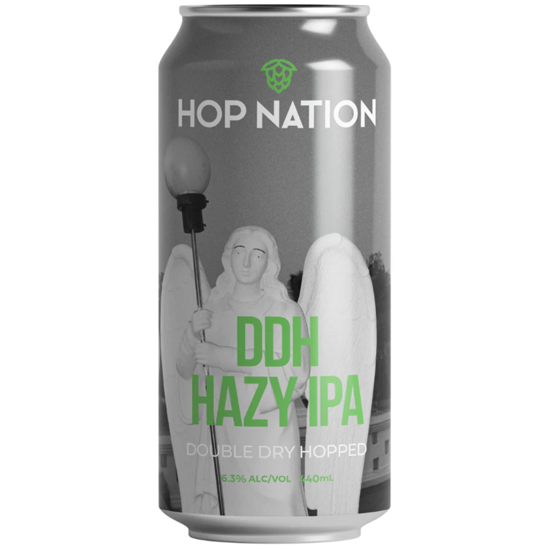 HOP NATION DDH HAZY IPA CAN 440ML