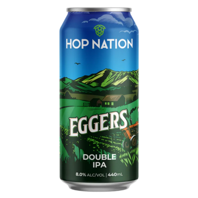 HOP NATION EGGERS DOUBLE IPA CAN 440ML