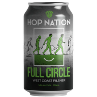HOP NATION FULL CIRCLE WEST COAST PILSNER CAN 355ML