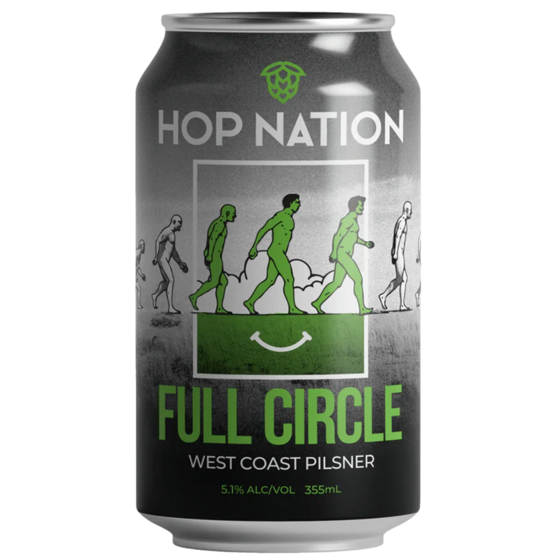 HOP NATION FULL CIRCLE WEST COAST PILSNER CAN 355ML