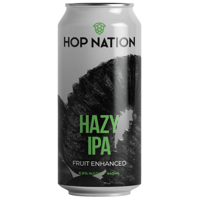 HOP NATION HAZY IPA FRUIT ENHANCED CAN 440ML